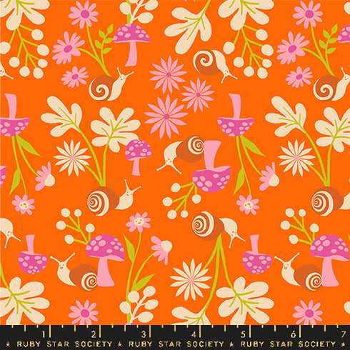 Animal Animal Snail Garden in Goldfish RS5163 11 - Ruby Star Society Sold by the Half Yard